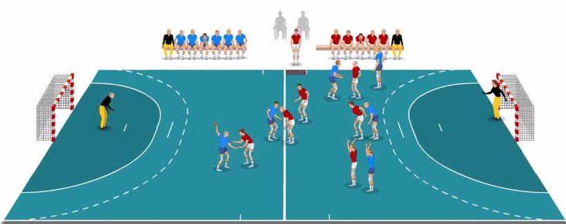 Regras do Andebol: Como é feita uma substituição no Andebol