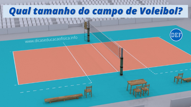 Principais Regras do Voleibol: Qual tamanho do campo de Voleibol?