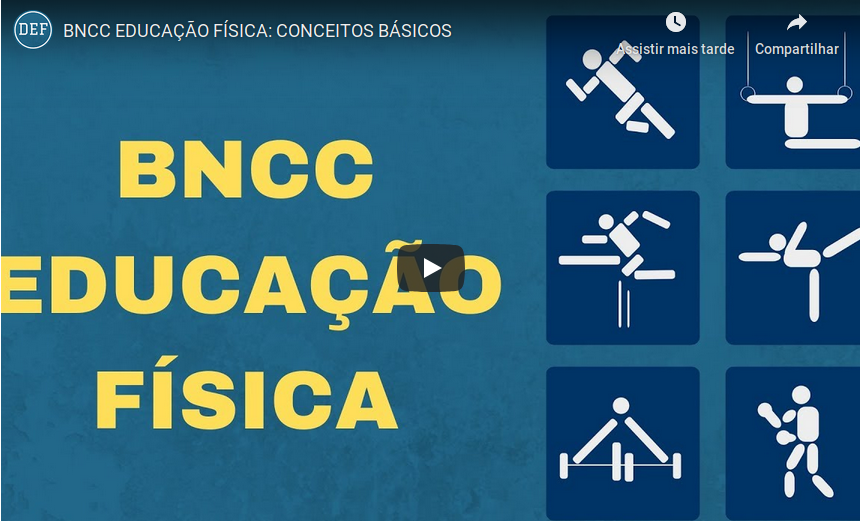 Videoaula BNCC da Educação Física