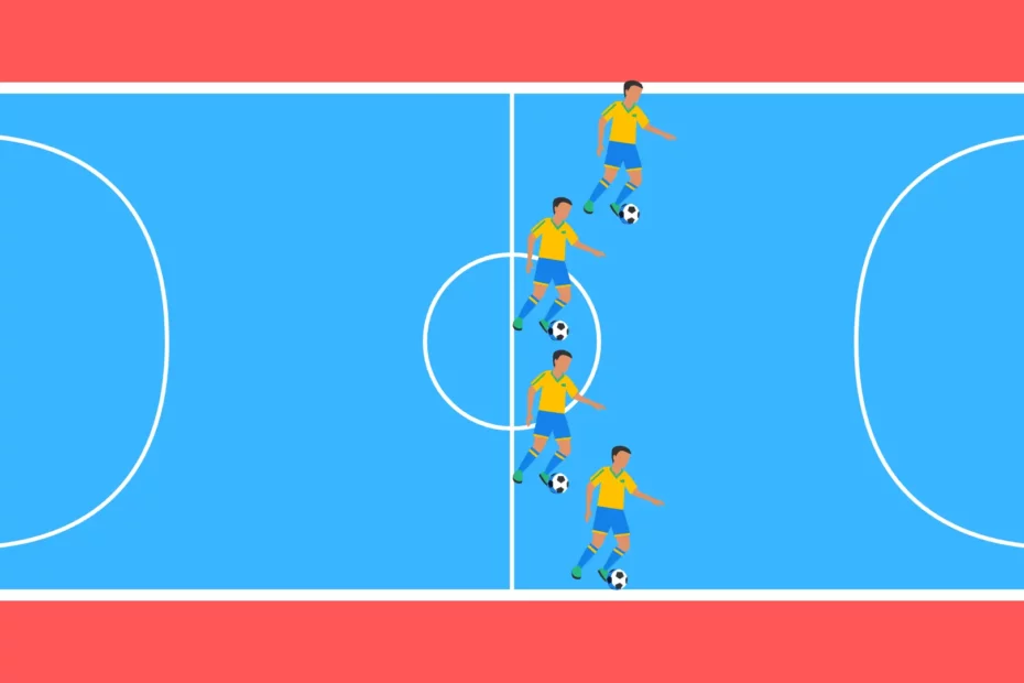Sistema de Fútbol Sala 4x0: Posicionamiento y Movimiento