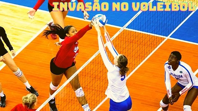 Penetração por cima e por baixo da rede no Voleibol