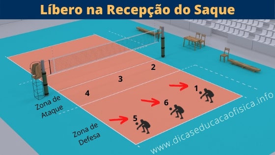 Posición de líbero en voleibol