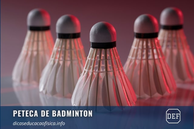 Volante ou Peteca de Badminton