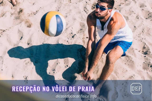 Receção no Vólei de Praia