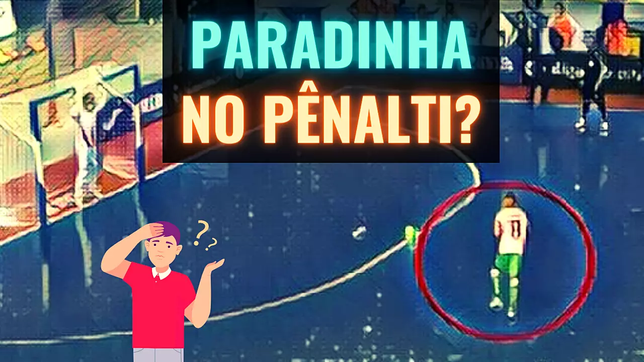 Pode fazer Paradinha na Cobrança de Pênalti no Fustal?