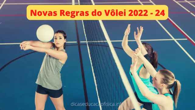 Palestra de voleibol: Novas atualizações das regras. 