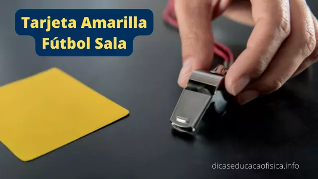 Tarjeta Amarilla en Fútbol Sala