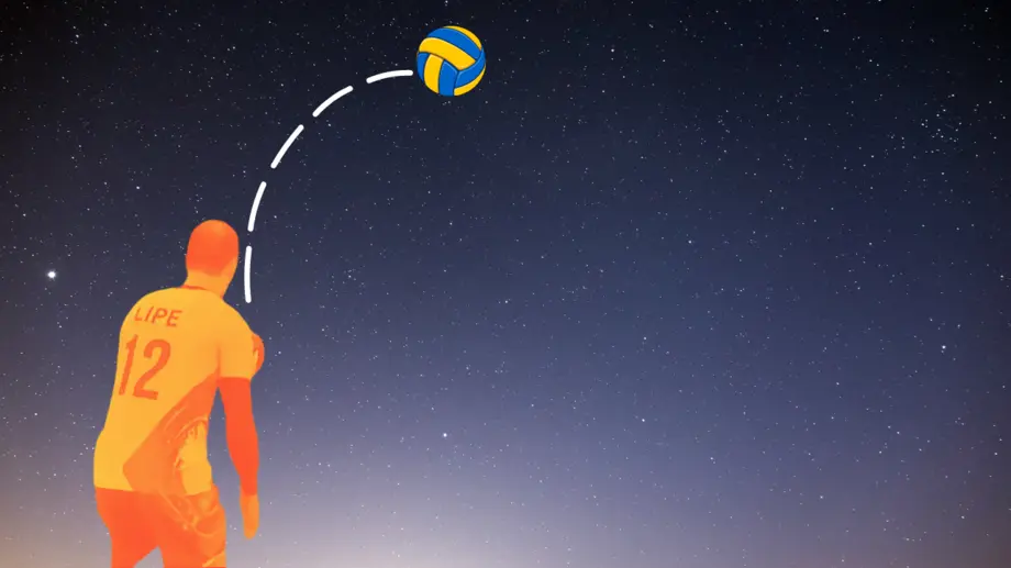 Saque Jornada nas Estrelas no Voleibol