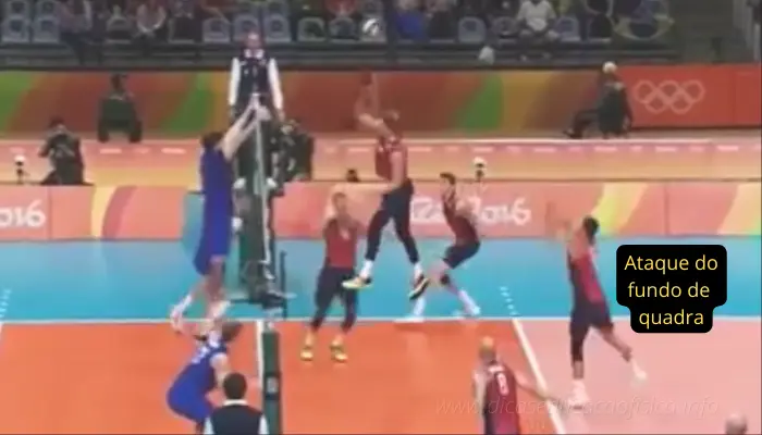 Ataque Pipe no Voleibol