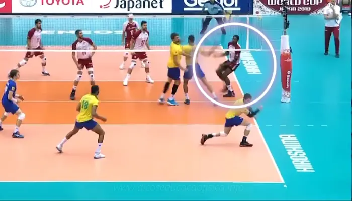 Remate no Voleibol: aterrissagem ou queda