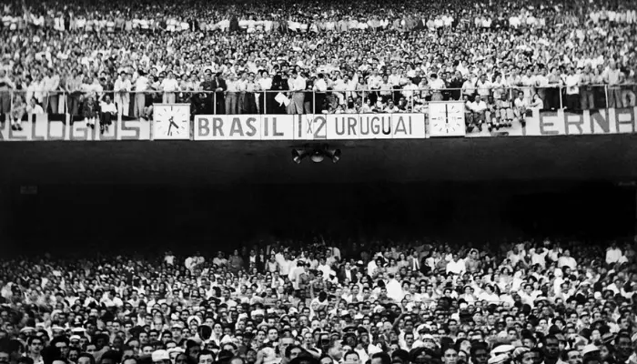 Recorde de público no Maracanã na final do Mundial de Futebol de 1950
