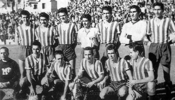 México com uniforme do Cruzeiro de Porto Alegre em 1950