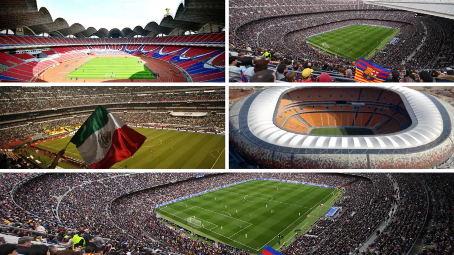 Los 5 Estadios de Fútbol más grandes del Mundo