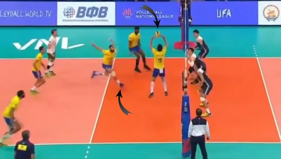 Ataque de Segundo Tempo no Voleibol