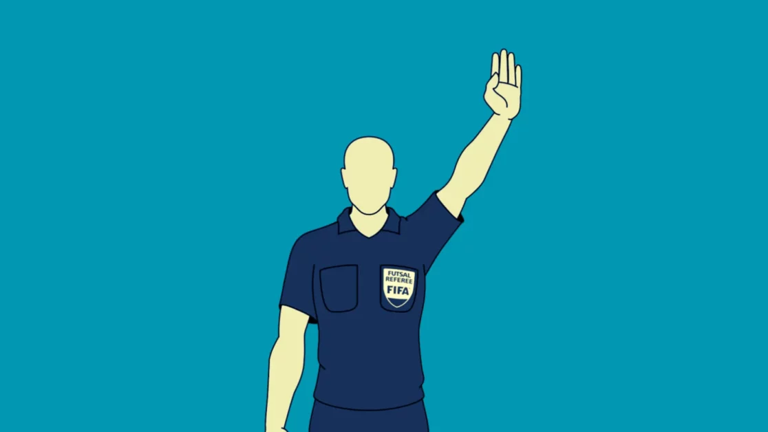 Sinalização de Tiro Livre Indireto no Futsal Sinalização de Tiro Livre Indireto no Futsal